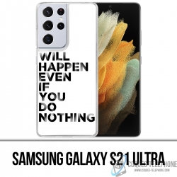 Samsung Galaxy S21 Ultra Case - Scheiße wird passieren
