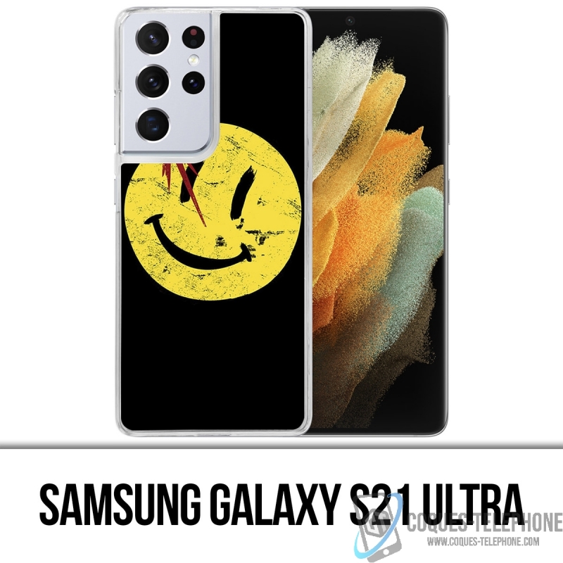 Coque Samsung Galaxy S21 Ultra - Smiley Watchmen