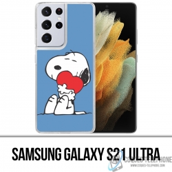 Samsung Galaxy S21 Ultra Case - Snoopy Heart