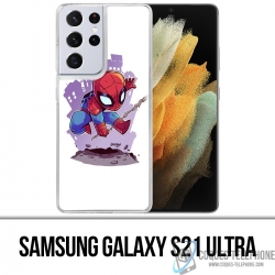 Custodia per Samsung Galaxy S21 Ultra - Cartoon Spiderman