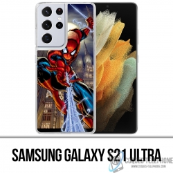 Coque Samsung Galaxy S21 Ultra - Spiderman Comics