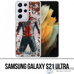 Samsung Galaxy S21 Ultra Case - Spiderman Comics Splash