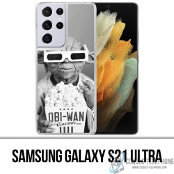 Custodia per Samsung Galaxy S21 Ultra - Star Wars Yoda Cinema