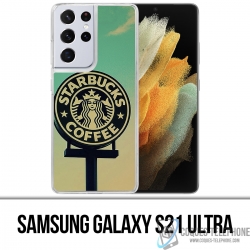 Custodia per Samsung Galaxy S21 Ultra - Starbucks Vintage