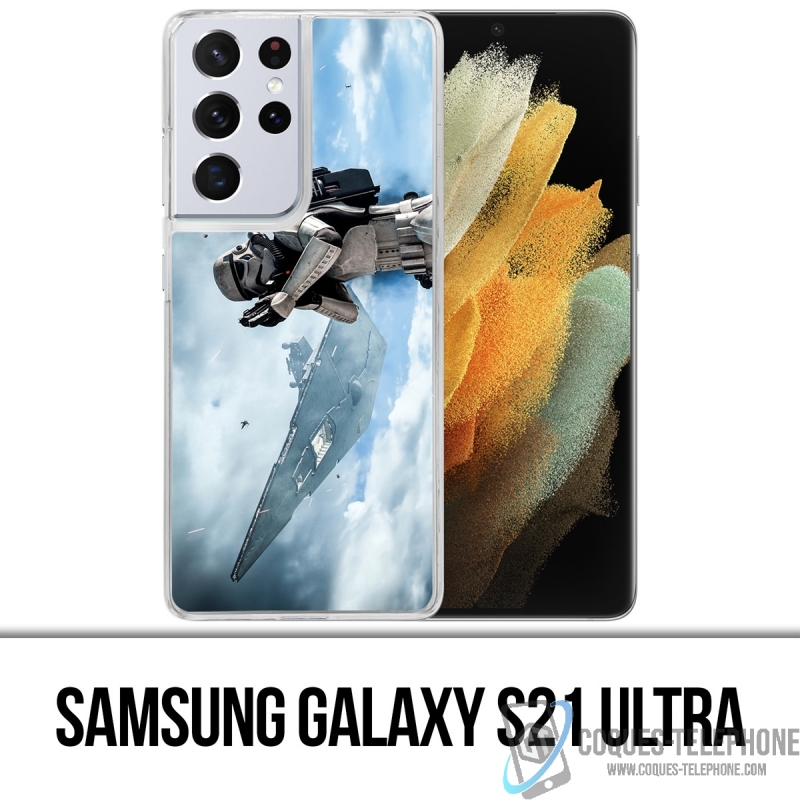 Coque Samsung Galaxy S21 Ultra - Stormtrooper Ciel