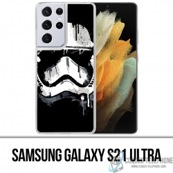 Coque Samsung Galaxy S21 Ultra - Stormtrooper Paint