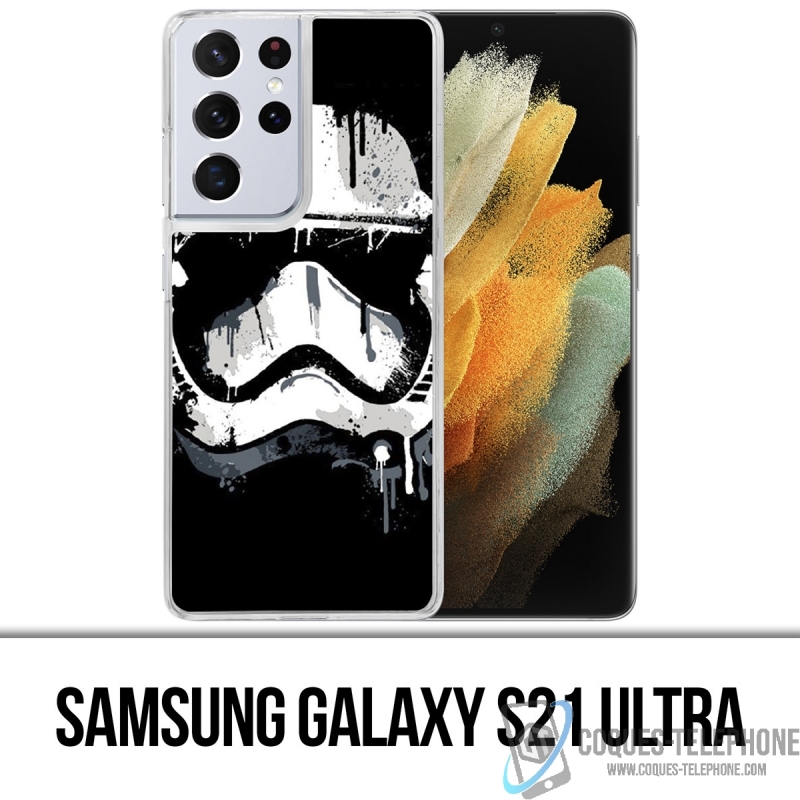Funda Samsung Galaxy S21 Ultra - Pintura Stormtrooper