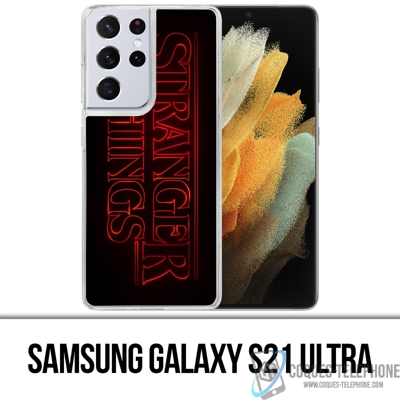 Custodia per Samsung Galaxy S21 Ultra - Stranger Things Logo