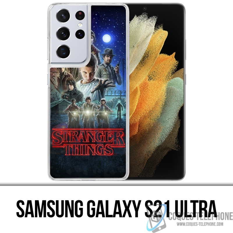 Coque Samsung Galaxy S21 Ultra - Stranger Things Poster