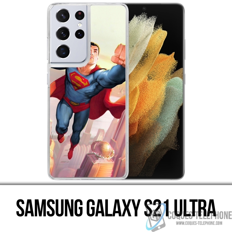 Custodia per Samsung Galaxy S21 Ultra - Superman Man Of Tomorrow