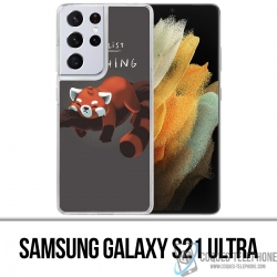 Coque Samsung Galaxy S21 Ultra - To Do List Panda Roux