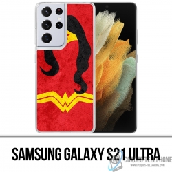 Coque Samsung Galaxy S21 Ultra - Wonder Woman Art Design