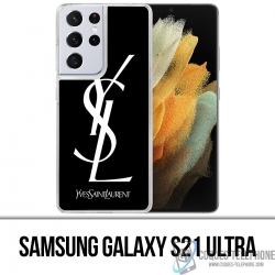 Coque Samsung Galaxy S21 Ultra - Ysl Blanc