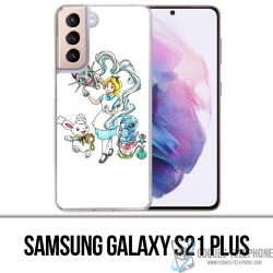 Funda Samsung Galaxy S21 Plus - Pokémon Alicia en el país de las maravillas