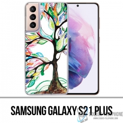 Coque Samsung Galaxy S21 Plus - Arbre Multicolore