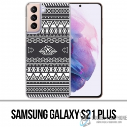 Coque Samsung Galaxy S21 Plus - Azteque Gris
