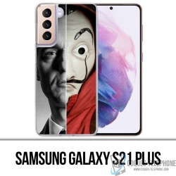 Coque Samsung Galaxy S21 Plus - Casa De Papel Berlin Masque Split