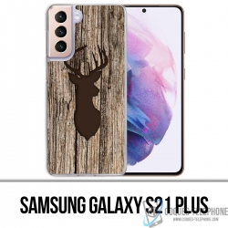 Coque Samsung Galaxy S21 Plus - Cerf Bois