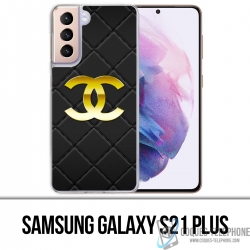 Samsung Galaxy S21 Plus Case - Chanel Logo Leather