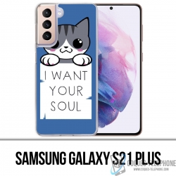 Samsung Galaxy S21 Plus case - Cat I Want Your Soul