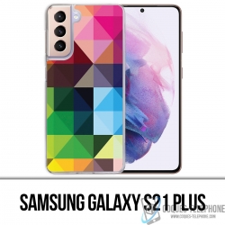 Funda Samsung Galaxy S21 Plus - Cubos multicolores
