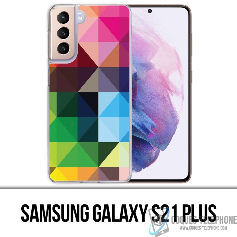 Funda Samsung Galaxy S21 Plus - Cubos multicolores