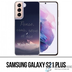 Funda Samsung Galaxy S21 Plus - Disney Quote Think Believe