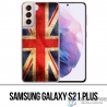 Funda para Samsung Galaxy S21 Plus - Bandera del Reino Unido vintage