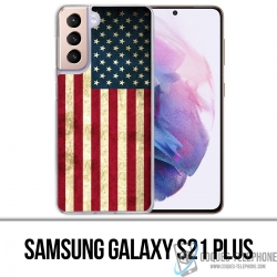 Coque Samsung Galaxy S21 Plus - Drapeau Usa
