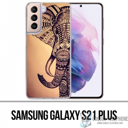 Samsung Galaxy S21 Plus Case - Vintage Aztec Elephant