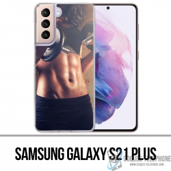 Custodie e protezioni Samsung Galaxy S21 Plus - Girl Musculation