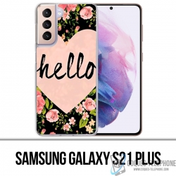 Custodia per Samsung Galaxy S21 Plus - Hello Pink Heart