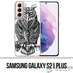 Samsung Galaxy S21 Plus Case - Aztekische Eule