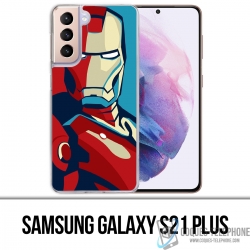 Samsung Galaxy S21 Plus Case - Iron Man Design Poster