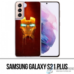Samsung Galaxy S21 Plus Case - Iron Man Gold