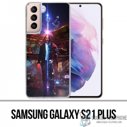 Samsung Galaxy S21 Plus Case - John Wick X Cyberpunk