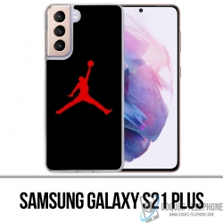 Coque Samsung Galaxy S21 Plus - Jordan Basketball Logo Noir