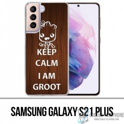Custodia per Samsung Galaxy S21 Plus - Keep Calm Groot