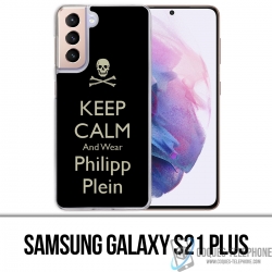 Custodia Samsung Galaxy S21 Plus - Mantieni la calma Philipp Plein