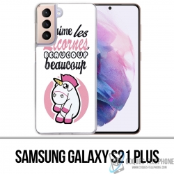 Custodia per Samsung Galaxy S21 Plus - Unicorni