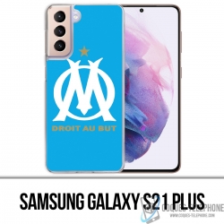 Samsung Galaxy S21 Plus case - Om Marseille Blue Logo
