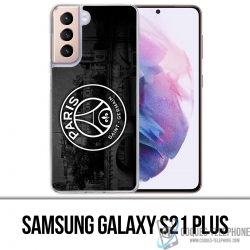 Funda Samsung Galaxy S21 Plus - Logotipo Psg Fondo Negro