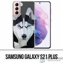 Samsung Galaxy S21 Plus Case - Wolf Husky Origami