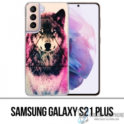 Coque Samsung Galaxy S21 Plus - Loup Triangle