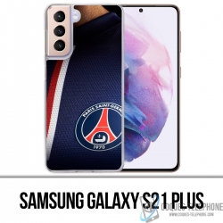 Custodia per Samsung Galaxy S21 Plus - Maglia blu Psg Paris Saint Germain
