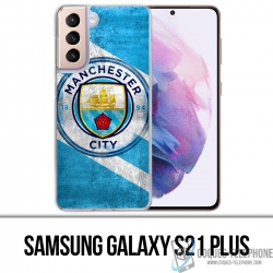 Samsung Galaxy S21 Plus Case - Manchester Football Grunge