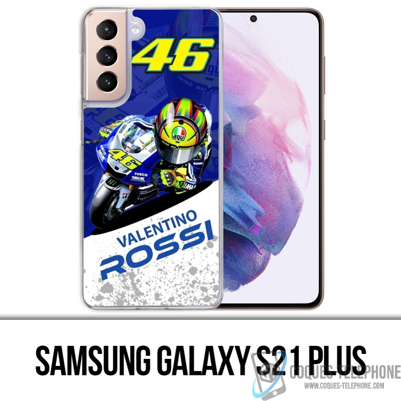 Coque Samsung Galaxy S21 Plus - Motogp Rossi Cartoon 2