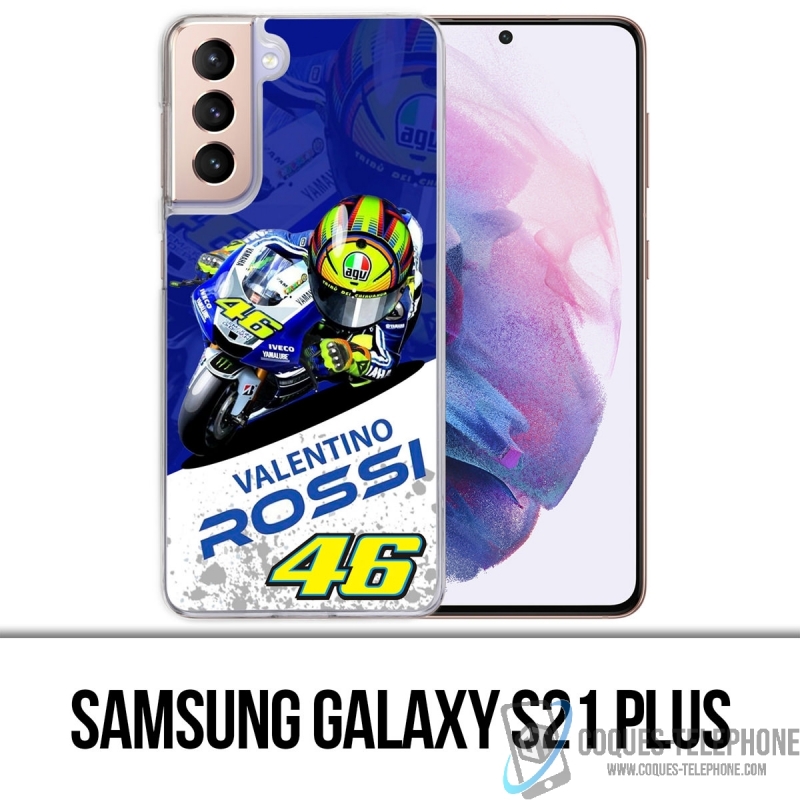 Funda Samsung Galaxy S21 Plus - Motogp Rossi Cartoon Galaxy