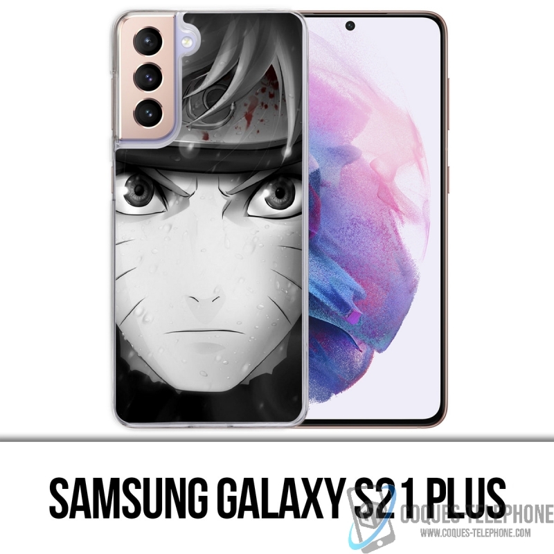 Funda Samsung Galaxy S21 Plus - Naruto Blanco y Negro
