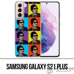 Samsung Galaxy S21 Plus case - Oum Kalthoum Colors